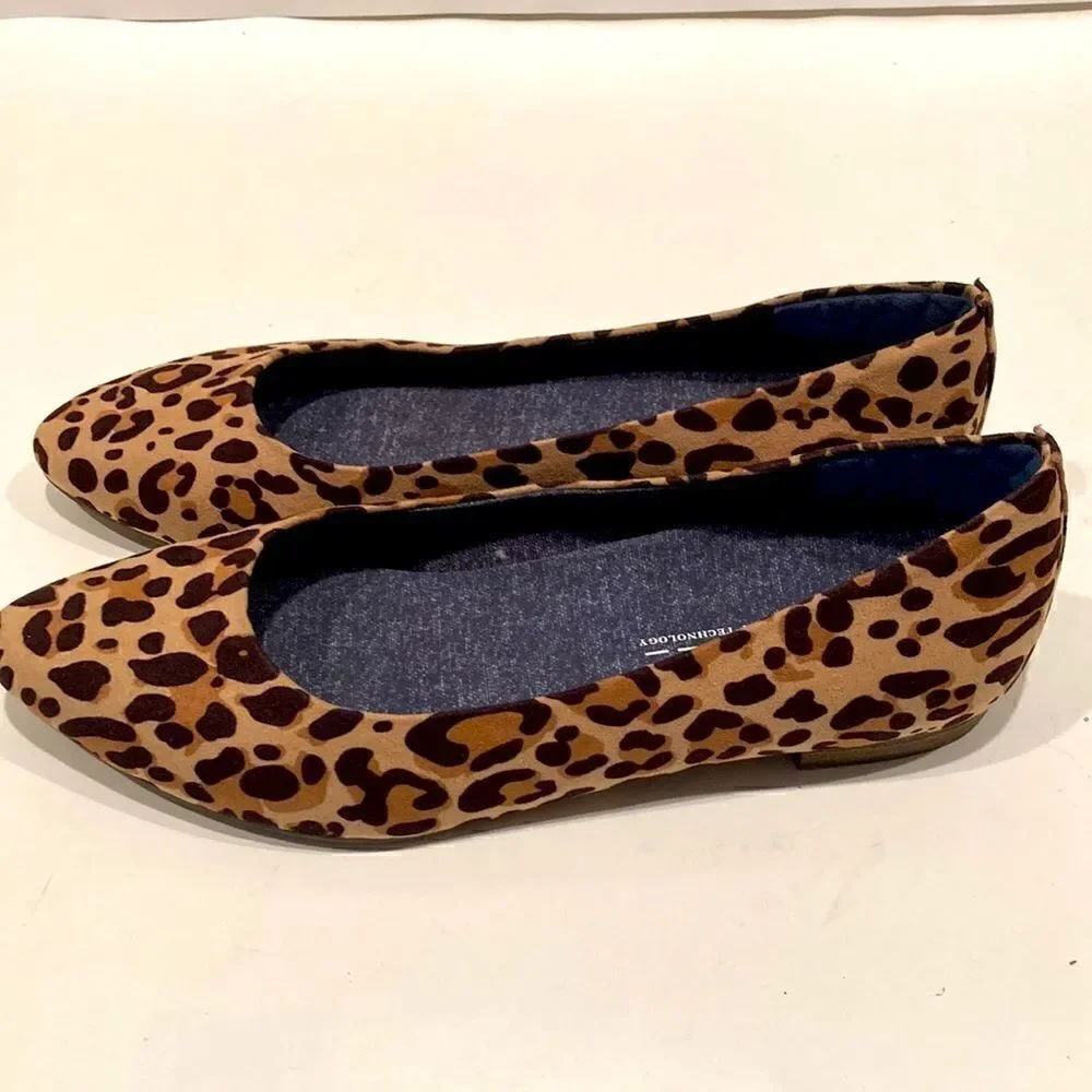 Dr. Scholls American Lifestyle “Ashton” Leopard Size 7W Women's